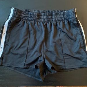 PINK black gym shorts size large